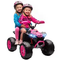 Quad Eléctrico para Niños de 3-8 Años 24V con 2 Motores Rosa AIYAPLAY