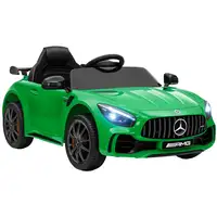 Coche Eléctrico para Niños de +3 Años Mercedes-Benz AMG GTR Verde AIYAPLAY