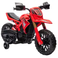Moto Eléctrica para Niños de +3 Años Carga 30 kg Rojo AIYAPLAY Moto Eléctrica para Niños de +3 Años Carga 30 kg Rojo AIYAPLAY