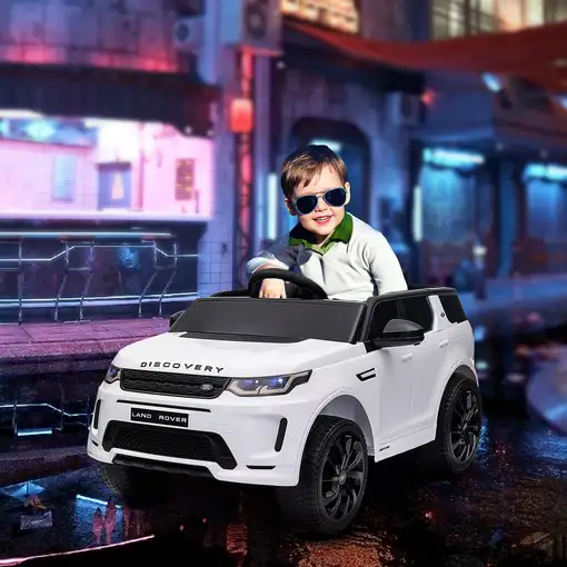 Coche Eléctrico con Licencia Land Rover Discovery Sport Blanco AIYAPLAY