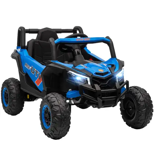 Coche Eléctrico para Niños 12V con 2 Motores Control Remoto Azul AIYAPLAY Coche Eléctrico para Niños 12V con 2 Motores Control Remoto Azul AIYAPLAY