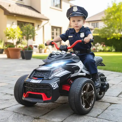 Quad Eléctrico para Niños con Doble Motor 12V Luces y Sonido Infantil AIYAPLAY