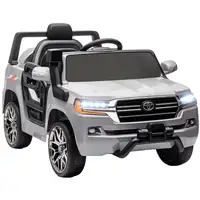 Coche Eléctrico para Niños de +3 Años Toyota LAND CRUISER Gris AIYAPLAY Coche Eléctrico para Niños de +3 Años Toyota LAND CRUISER Gris AIYAPLAY