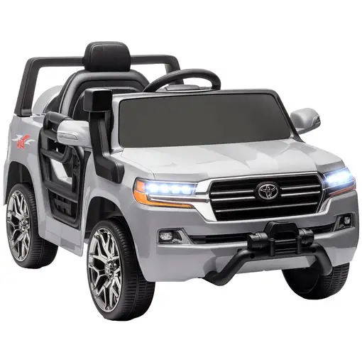 Coche Eléctrico para Niños de +3 Años Toyota LAND CRUISER Gris AIYAPLAY Coche Eléctrico para Niños de +3 Años Toyota LAND CRUISER Gris AIYAPLAY
