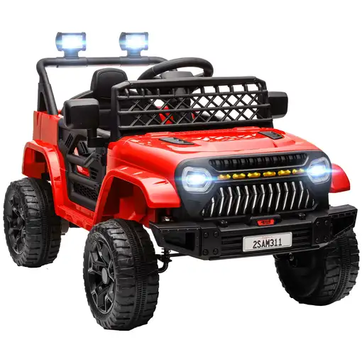 Coche Eléctrico para Niños de +3 Años con Mando a Distancia Rojo AIYAPLAY Coche Eléctrico para Niños de +3 Años con Mando a Distancia Rojo AIYAPLAY