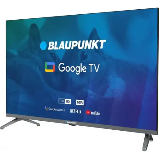 TV Led 32" Full HD, Smart, Google TV, Wifi, Asistente voz, 32FBG5000S BLAUPUNKT