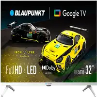 TV Led 32" Full HD, Smart, Google TV, Wifi, Asistente voz, 32FBG5010S BLAUPUNKT