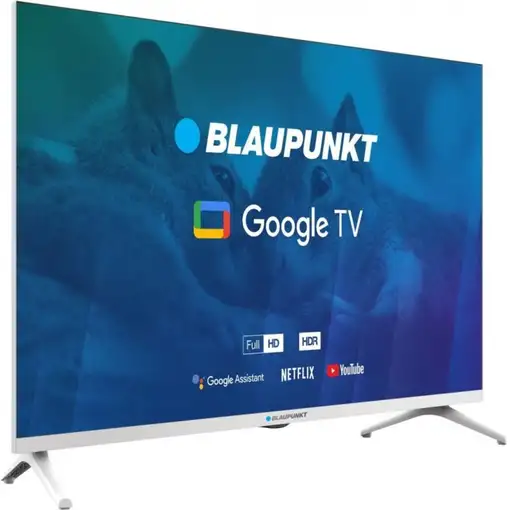 TV Led 32" Full HD, Smart, Google TV, Wifi, Asistente voz, 32FBG5010S BLAUPUNKT