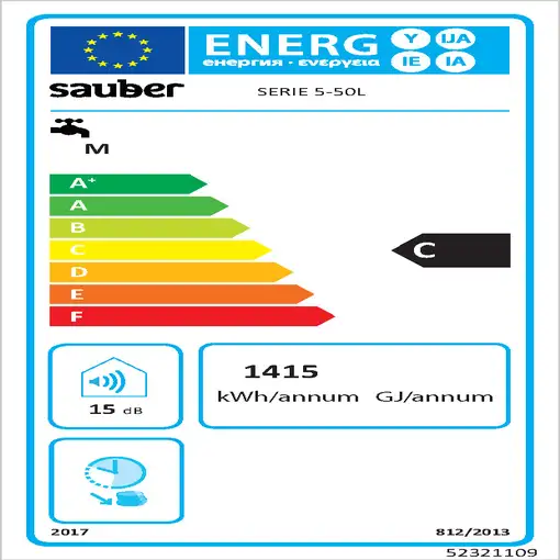 Termo SAUBER SERIE 5-50L 50 litros