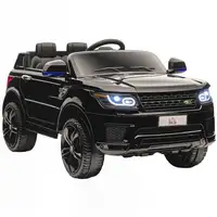 Coche Eléctrico SUV Niños 3-6 Años con 2 Motores 12V 110x68x52 cm Negro HOMCOM