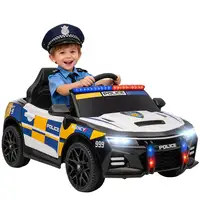 Coche Eléctrico para Niños de Policía con Mando a Distancia Multicolor AIYAPLAY