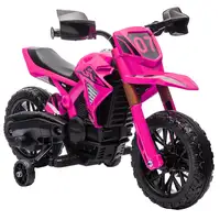 Moto Eléctrica para Niños de +3 Años Carga 30 kg Rosa AIYAPLAY