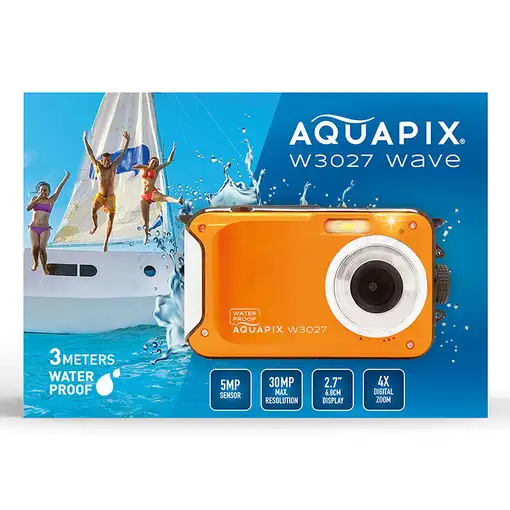 Easypix W3027 Wave Cámara compacta 5 MP 1280 x 720 Pixeles Naranja