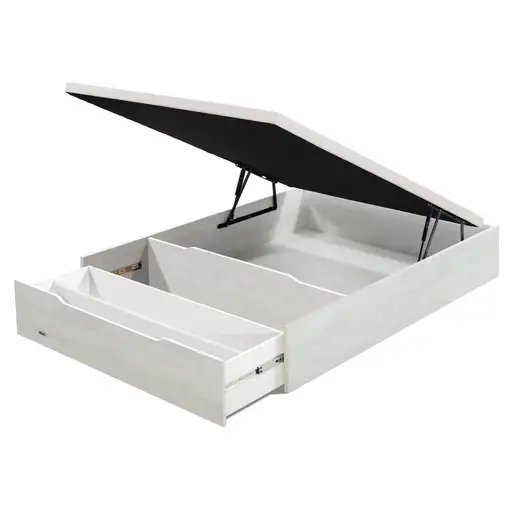 Pack Flex Nimbus + Mad25 Zap BLANCO VETA + Regalo (90x190 - Blanco veta)