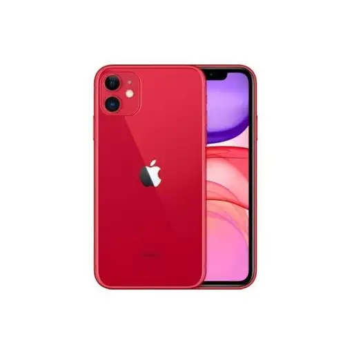 Apple iPhone 11 15,5 cm (6.1\) SIM doble iOS 14 4G 128 GB Rojo