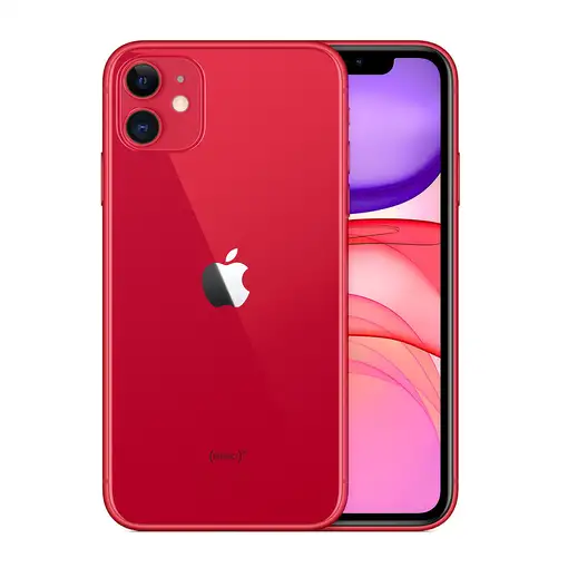 Apple iPhone 11 15,5 cm (6.1\) SIM doble iOS 14 4G 128 GB Rojo