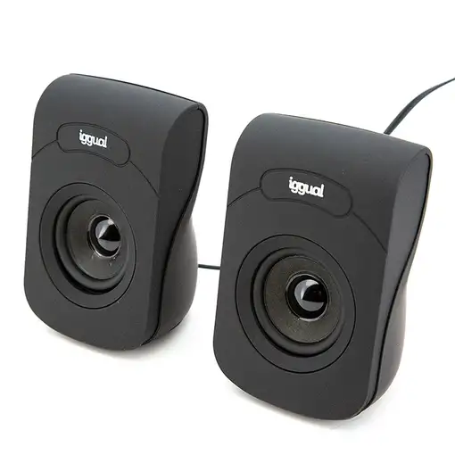 iggual Altavoces 2.0 6W mini-jack + USB