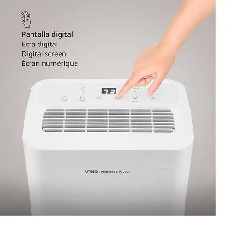 Ufesa Wellness Dry 2 L 47 dB 280 W Blanco