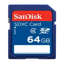 SanDisk 64GB SDXC Clase 4