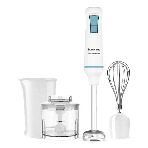 Taurus 916444000 licuadora Batidora de inmersión 1000 W Blanco, Azul