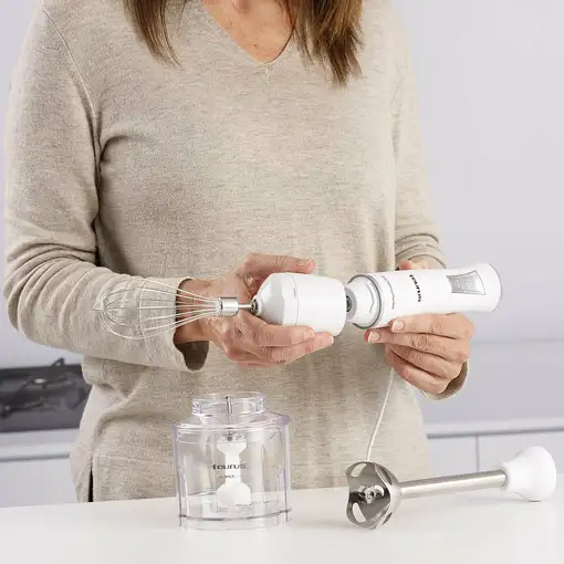Taurus BAPI 750 Pure Plus Inox Batidora de inmersión 750 W Blanco