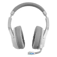 Mars Gaming MHW-100 Blanco, Auriculares Inalámbricos ARGB Flow, Micrófono ENC Extr
