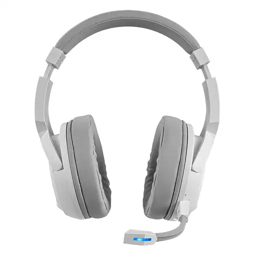 Mars Gaming MHW-100 Blanco, Auriculares Inalámbricos ARGB Flow, Micrófono ENC Extr
