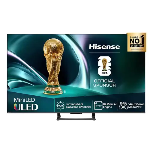Televisor ULED 65'' 4K Ultra HD Negro Smart 20015891 HISENSE Televisor ULED 65'' 4K Ultra HD Negro Smart 20015891 HISENSE