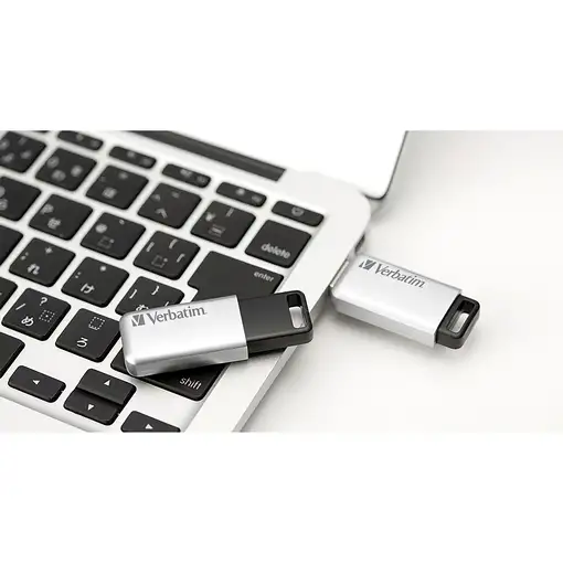 Verbatim Secure Pro - Unidad USB 3.0 de 32 GB - Plata