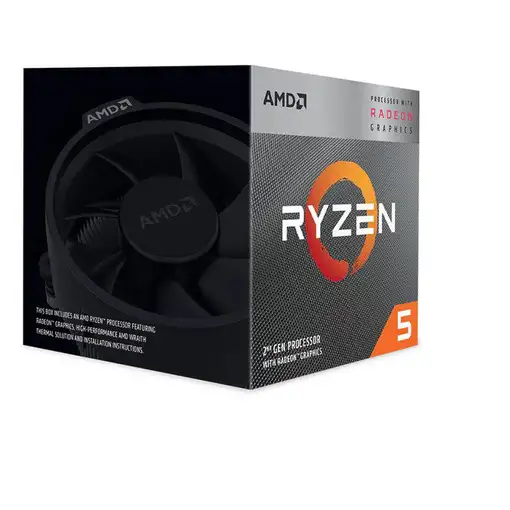 AMD Ryzen 5 3400G procesador 3,7 GHz 4 MB L3 Caja