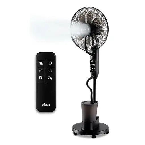 Ventiladores pie/suelo Negro UFESA