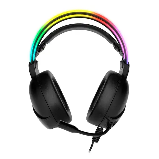 Krom Klaim Auriculares Alámbrico Diadema Juego USB tipo A Negro