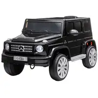 Coche Eléctrico para Niños de +3 Años BENZ G500 Carga 30 kg Negro HOMCOM