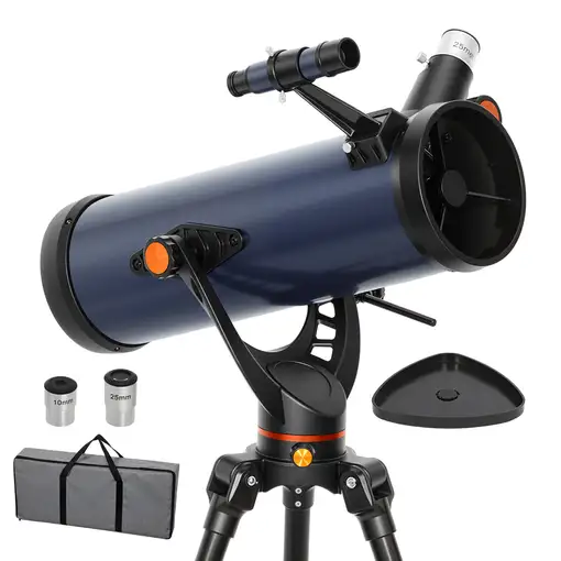 Telescopio Reflector Astronómico para Adultos Principiantes con Trípode Outsunny Telescopio Reflector Astronómico para Adultos Principiantes con Trípode Outsunny