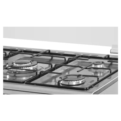 Sauber SCI5GB - Cocina De Gas 5 Zonas Coccion Con Portabombonas Inox