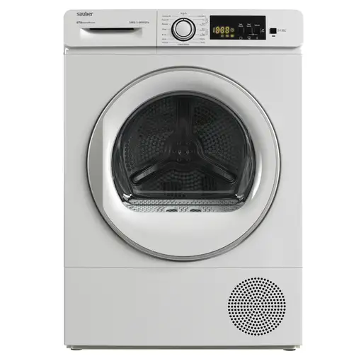 Secadora con bomba de calor SAUBER SERIE 5-DR8025V 8 kg e blanco