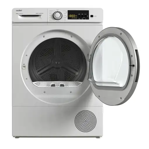 Secadora con bomba de calor SAUBER SERIE 5-DR8025V 8 kg e blanco