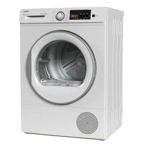 Secadora con bomba de calor SAUBER SERIE 5-DR8025V 8 kg e blanco