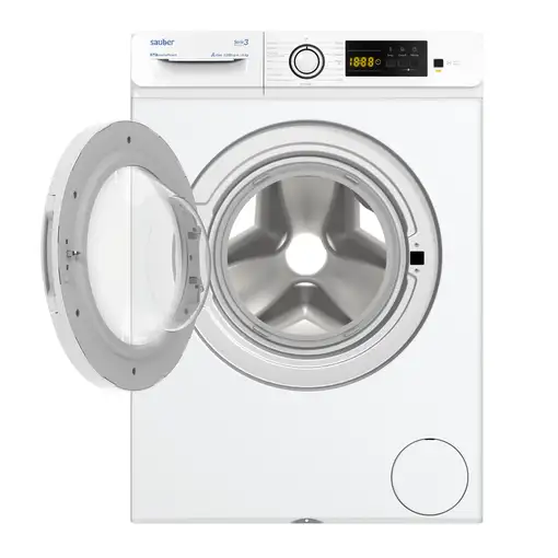 Lavadora carga frontal SAUBER SERIE 3-W8105V 8 kg 1000 rpm a blanco