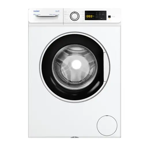 Lavadora carga frontal SAUBER SERIE 3-W6105V 6 kg 1000 rpm a blanco Lavadora carga frontal SAUBER SERIE 3-W6105V 6 kg 1000 rpm a blanco