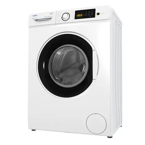 Lavadora carga frontal SAUBER SERIE 3-W6105V 6 kg 1000 rpm a blanco