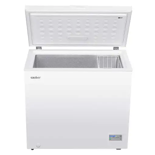 Congelador horizontal SAUBER serie-5ch20024wh e ancho91 cm 198 litros luz interior