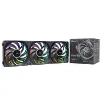 Seasonic MagFlow ARGB Carcasa del ordenador Ventilador 12 cm Negro 3 pieza(s)