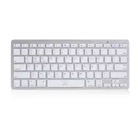 Ewent EW3161 teclado Oficina Bluetooth QWERTY Español Plata, Blanco