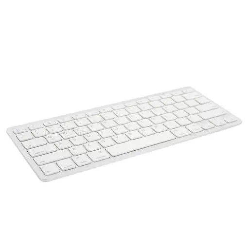Ewent EW3161 teclado Oficina Bluetooth QWERTY Español Plata, Blanco