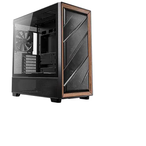 Antec 0-761345-10133-2 carcasa de ordenador Midi Tower Negro, Madera