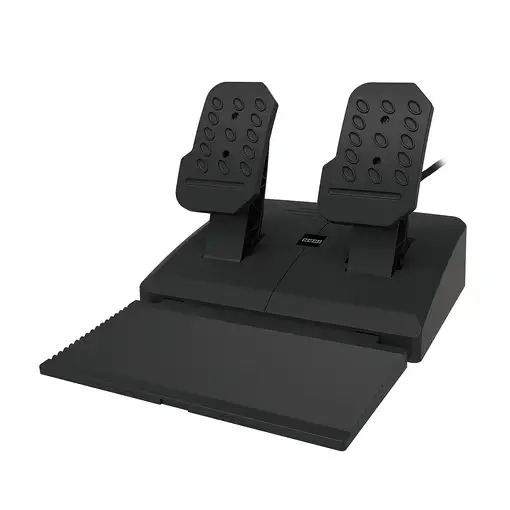 Hori Mario Kart Racing Wheel Pro Deluxe Negro, Rojo USB Volante + Pedales Analógic