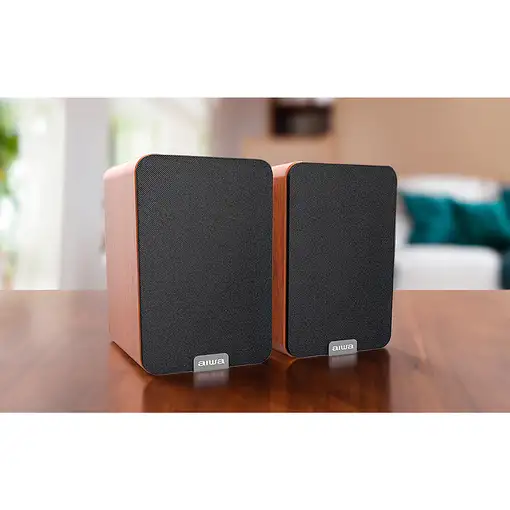 Aiwa ASP-A200 De 2 vías Negro Inalámbrico 25 W