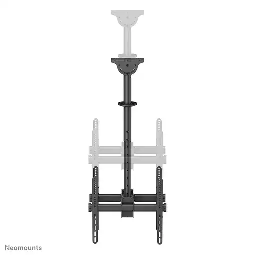 Neomounts NM-C440DBLACK Soporte de techo para doble monitor/TV 32-60'' - alt. 56-91