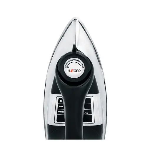 Plancha seco suela de aluminio 1200 W Negro DI-120.001B HAEGER